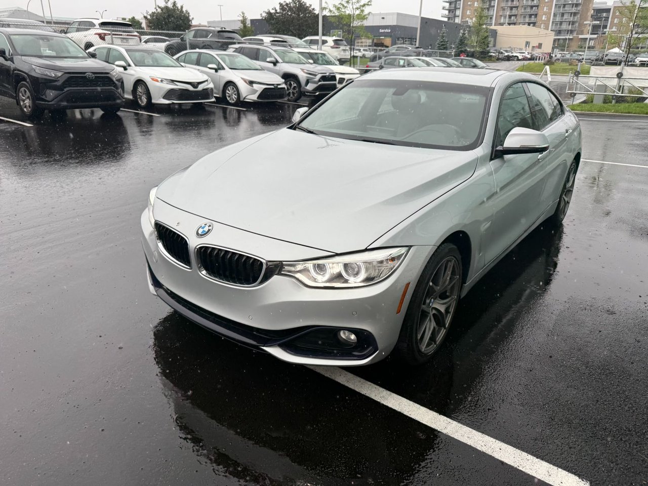 Silver 2016 BMW 4 Series Sedan All-Wheel Drive Automatic