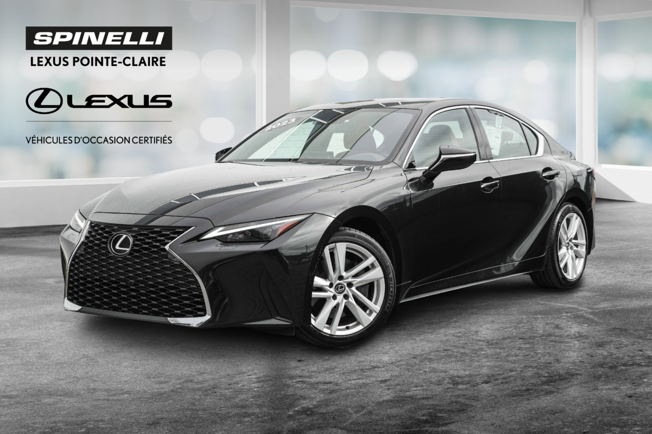 Black 2023 Lexus IS Sedan Automatic