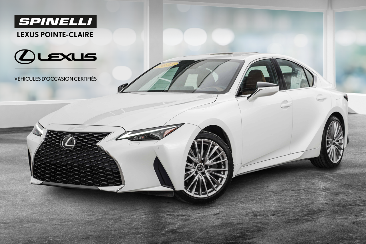 White 2023 Lexus IS Sedan Automatic