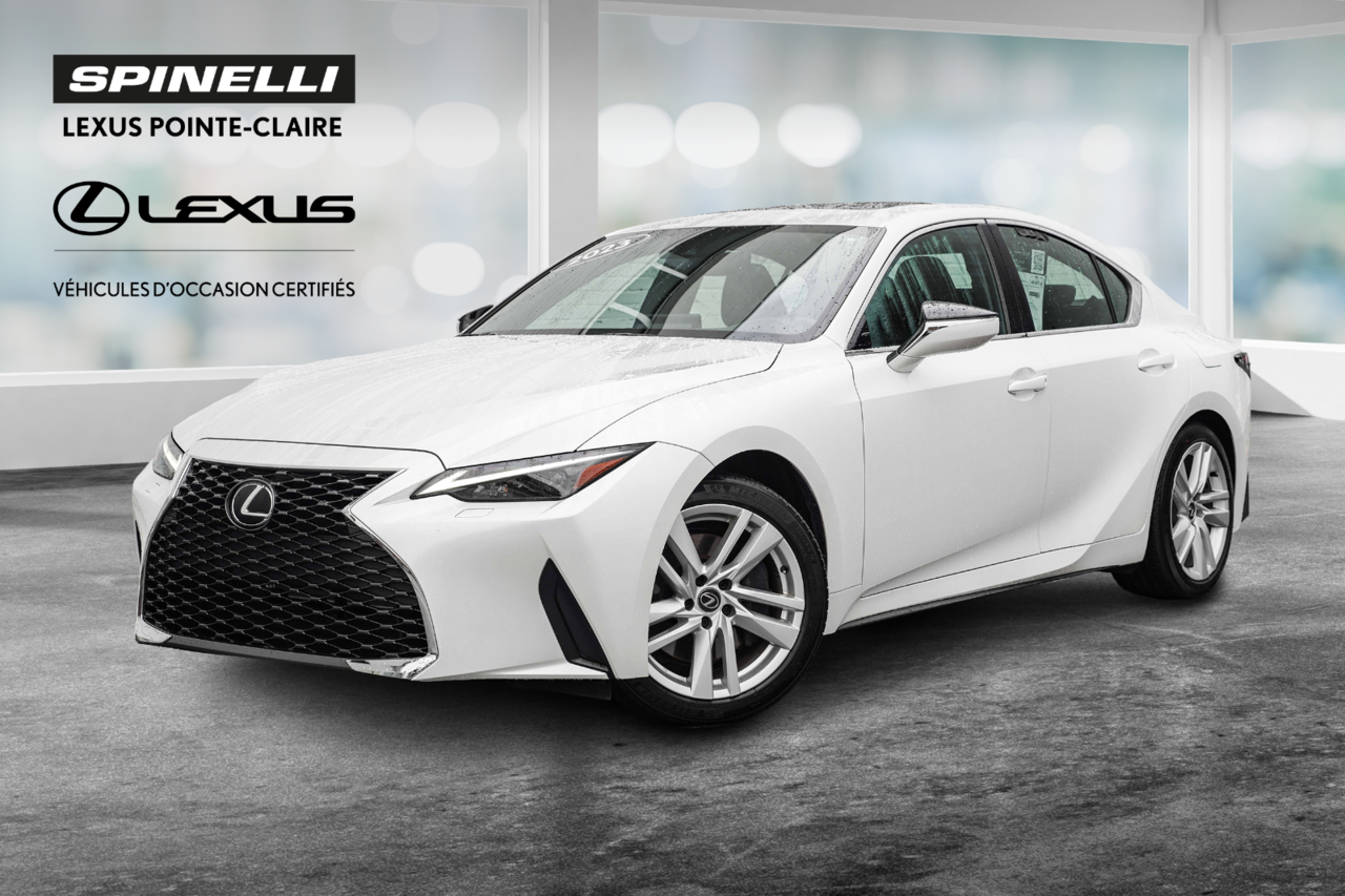 White 2023 Lexus IS Sedan Automatic