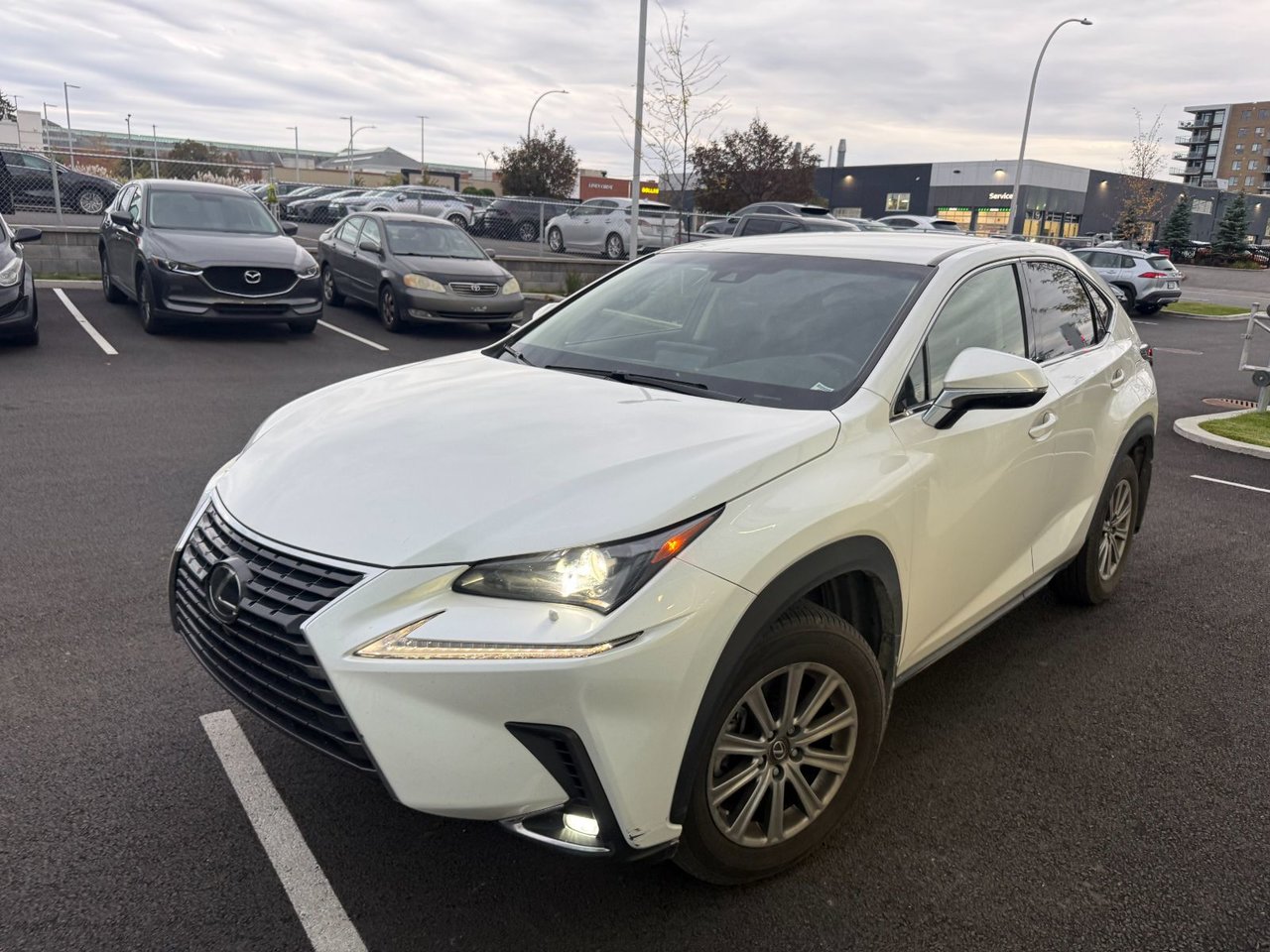 White 2019 Lexus NX SUV / Crossover All-Wheel Drive Automatic