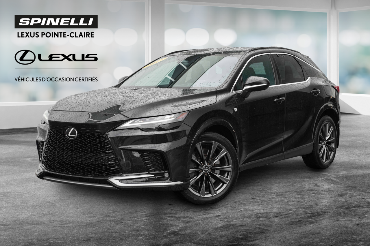 Black 2023 Lexus RX 350 F Sport Series 3 AWD SUV / Crossover Automatic