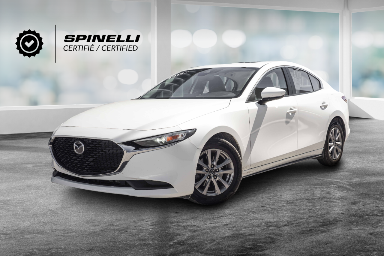 White 2019 Mazda MAZDA3 Sedan Automatic