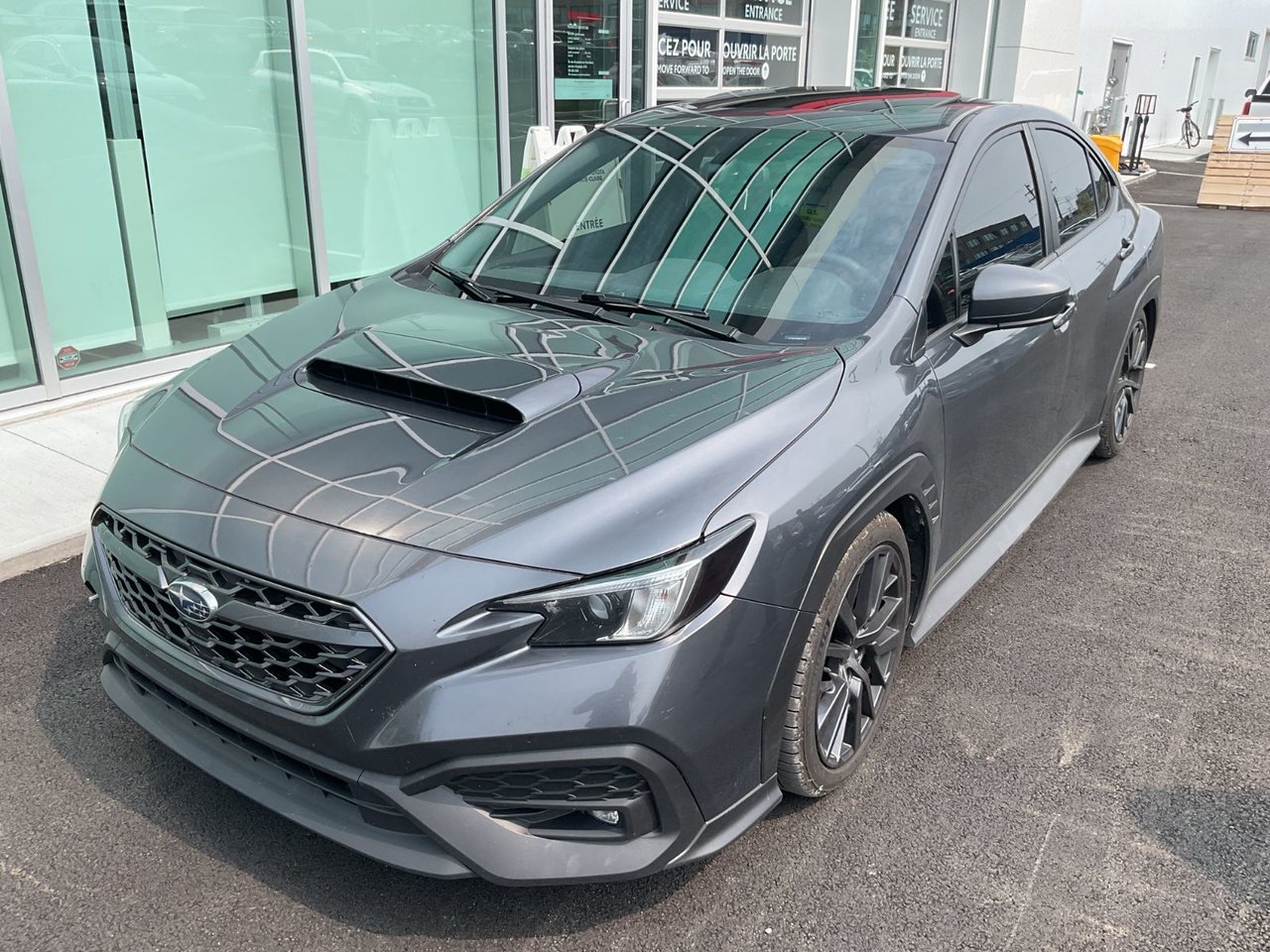 Black (CHARCOAL) 2022 Subaru WRX Sedan Manual