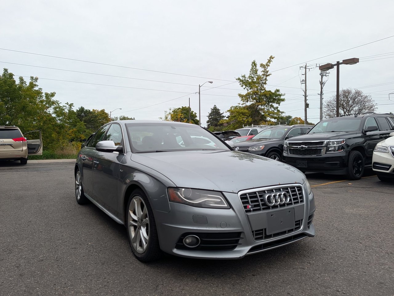 Gray 2011 Audi S4 Sedan Manual