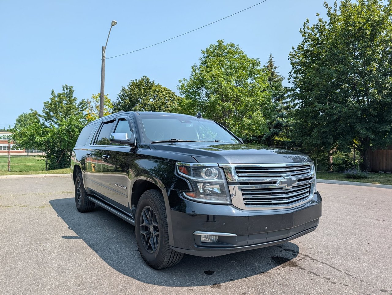 Black 2017 Chevrolet Suburban SUV / Crossover Four-Wheel Drive Automatic