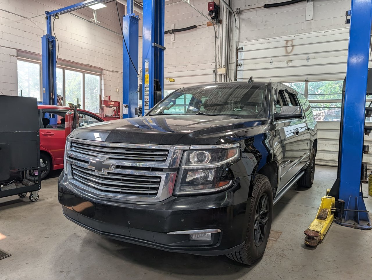 Black 2017 Chevrolet Suburban SUV / Crossover Four-Wheel Drive Automatic
