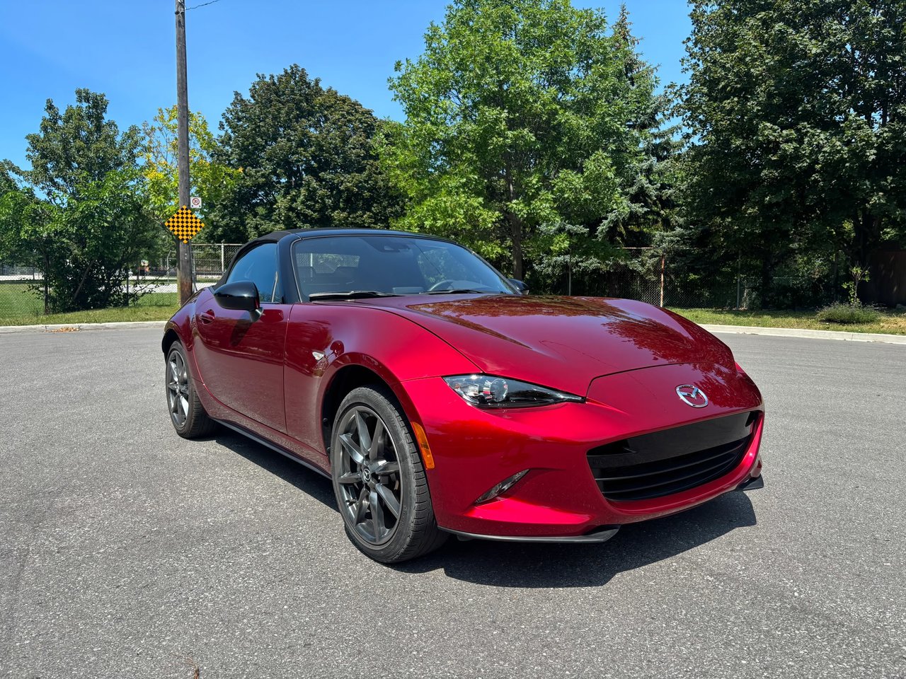 Red 2021 Mazda MX-5 Miata Convertible Automatic