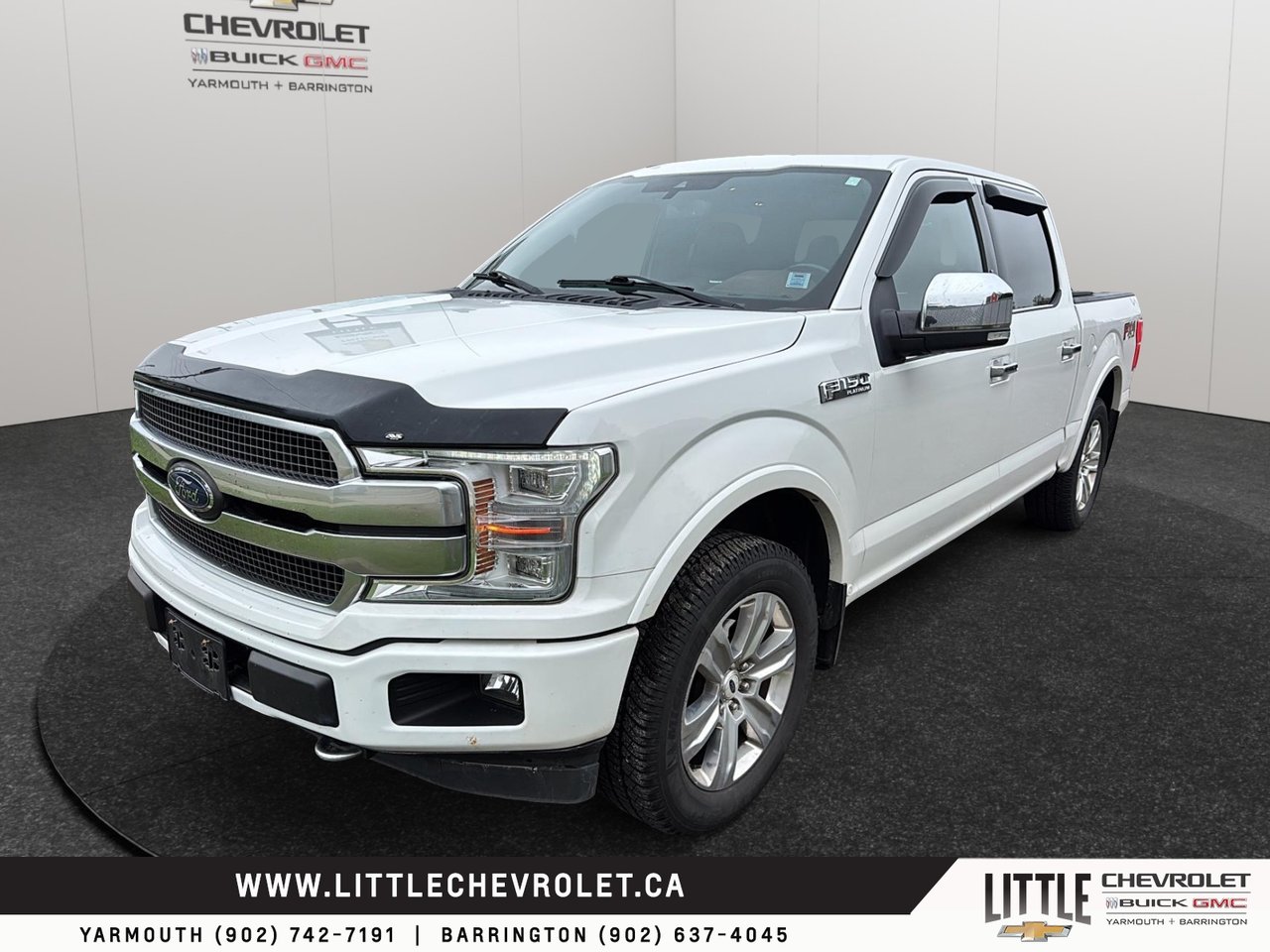 White 2020 Ford F-150 Pickup Truck Four-Wheel Drive Automatic