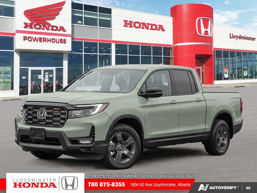 Ash Green Metallic 2026 Honda Ridgeline TrailSport AWD Pickup Truck All-Wheel Drive Automatic