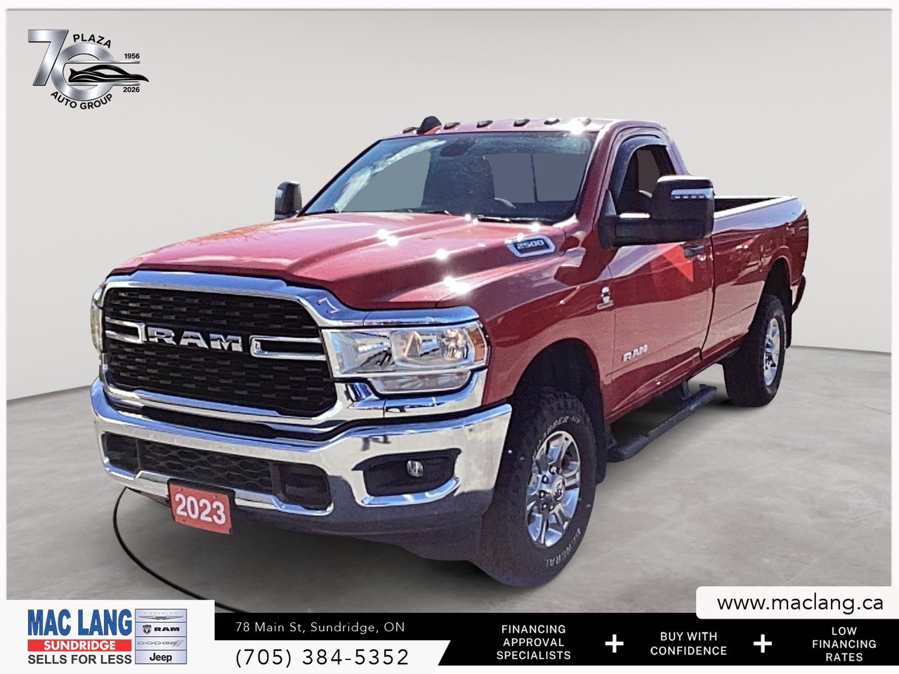 FLAME RED 2023 RAM 2500 Pickup Truck Four-Wheel Drive Automatic