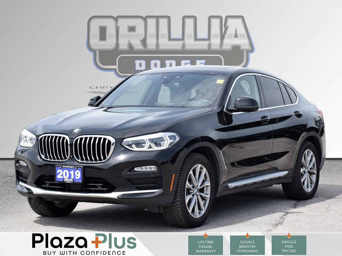 Black 2019 BMW X4 xDrive30i AWD SUV / Crossover All-Wheel Drive Automatic