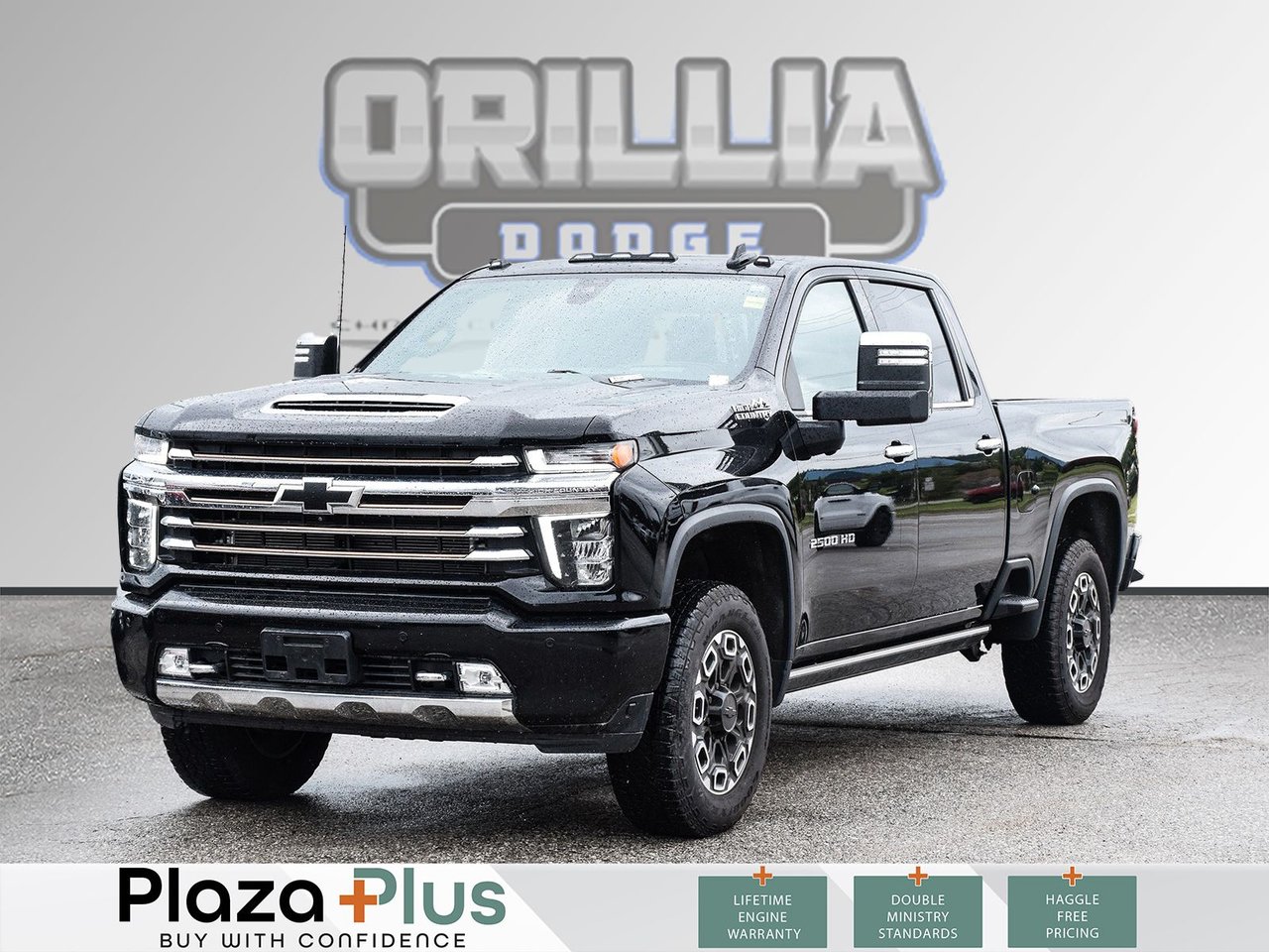 Black 2023 Chevrolet Silverado 2500HD Pickup Truck Four-Wheel Drive Automatic