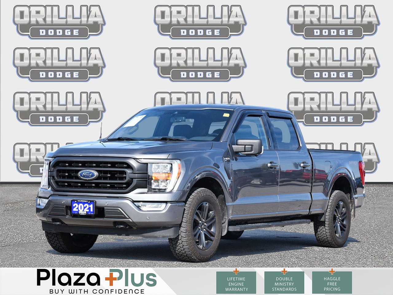 Black (Charcoal) 2021 Ford F-150 Pickup Truck Four-Wheel Drive Automatic