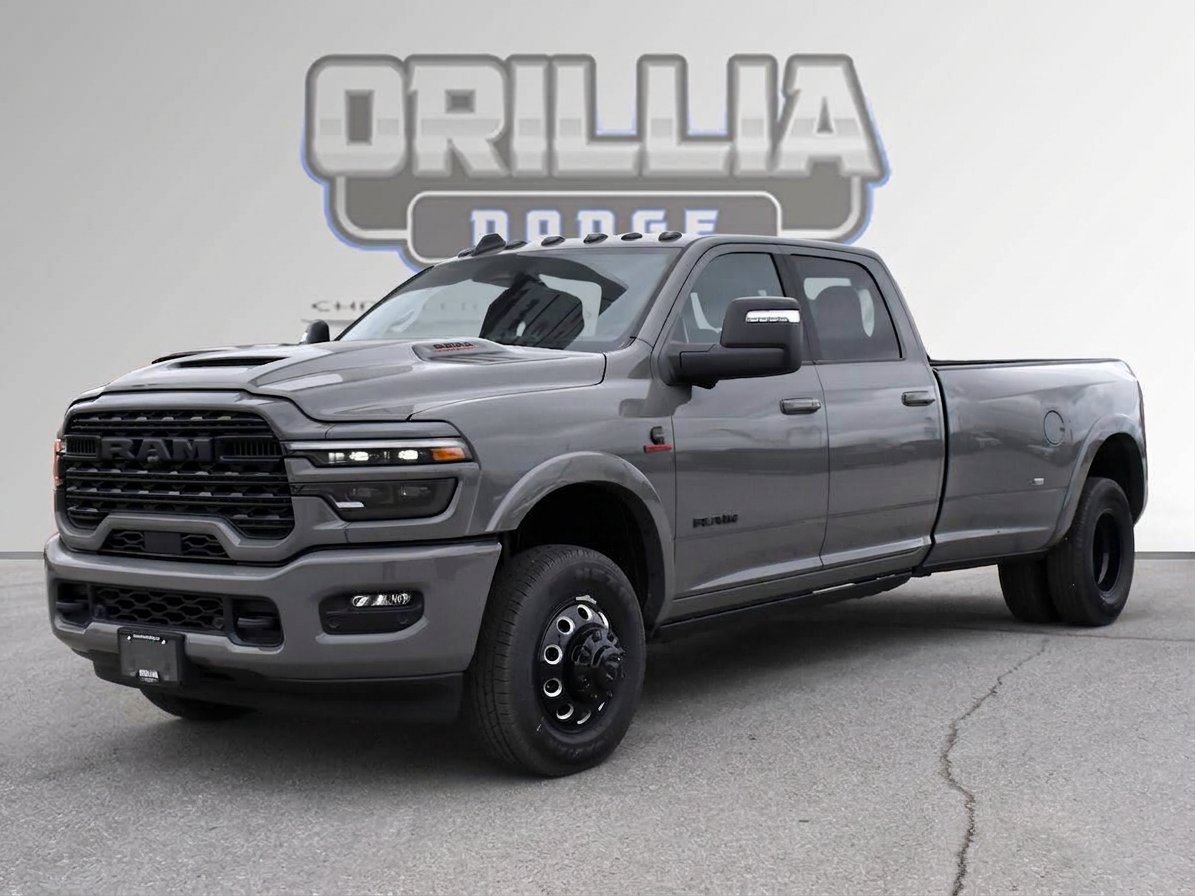 Gray (CERAMIC GREY) 2026 RAM 3500 Pickup Truck Four-Wheel Drive Automatic