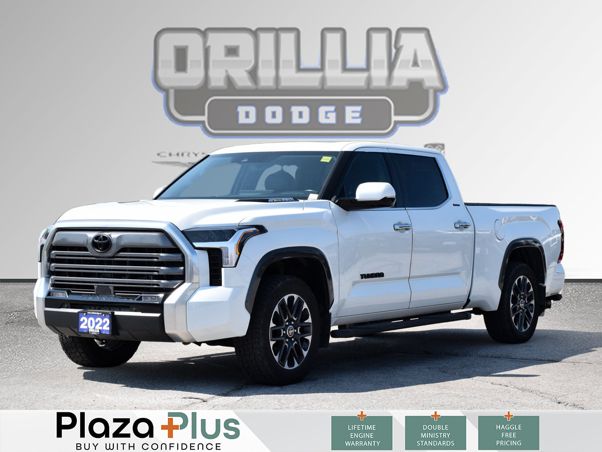White (WIND CHILL PEARL) 2022 Toyota Tundra Hybrid Pickup Truck Four-Wheel Drive Automatic
