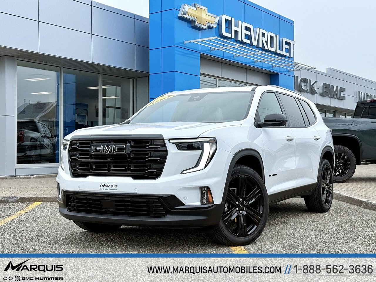 Summit White 2026 GMC Acadia SUV / Crossover Four-Wheel Drive Automatic