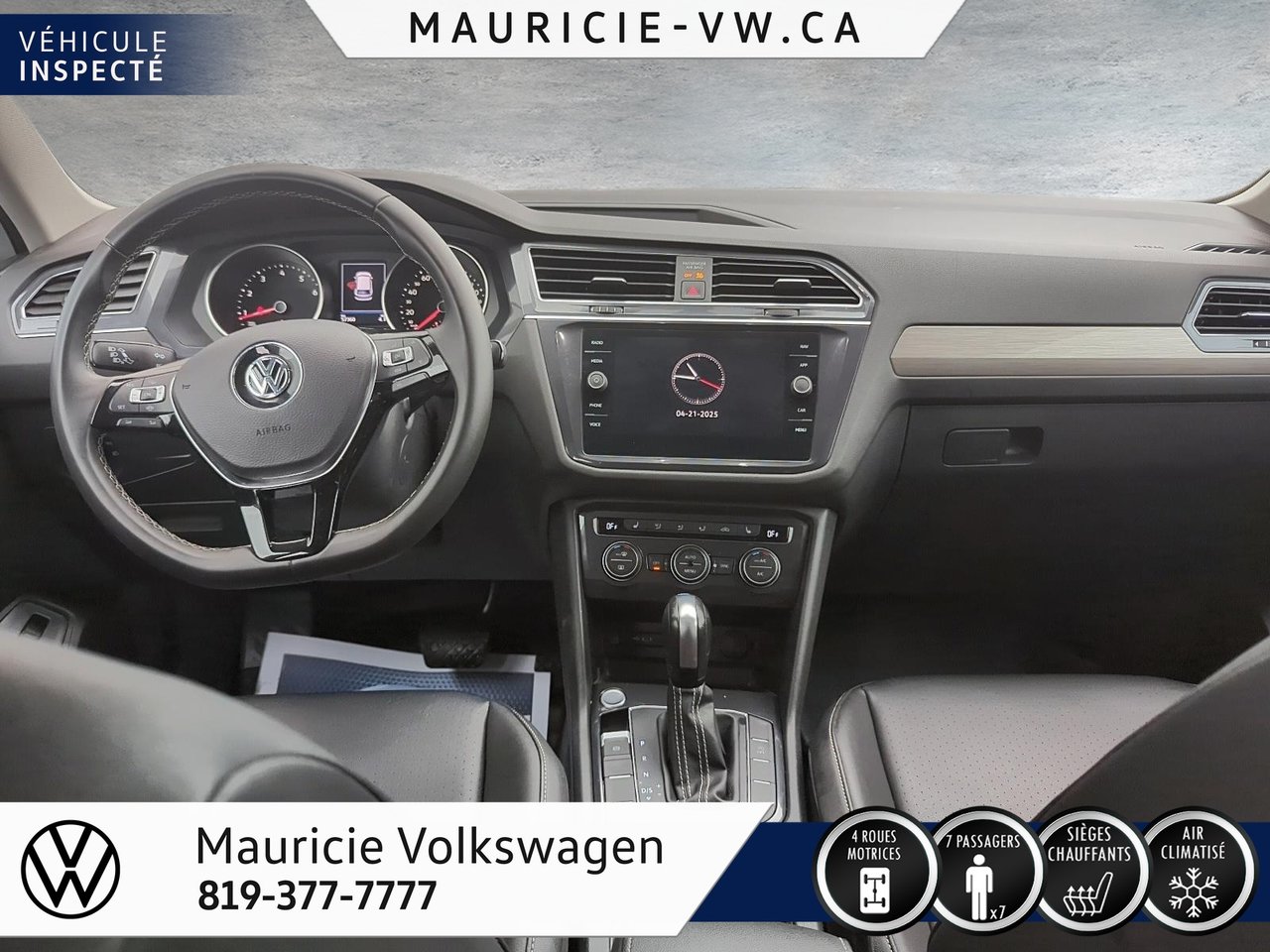 2021 Volkswagen Tiguan 7 passagers