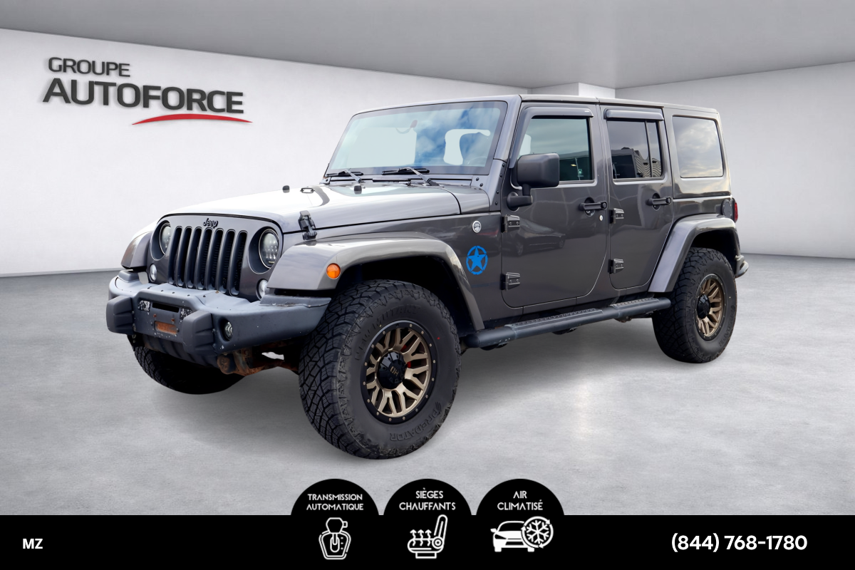 Granite Crystal Metallic 2016 Jeep Wrangler SUV / Crossover Four-Wheel Drive Automatic