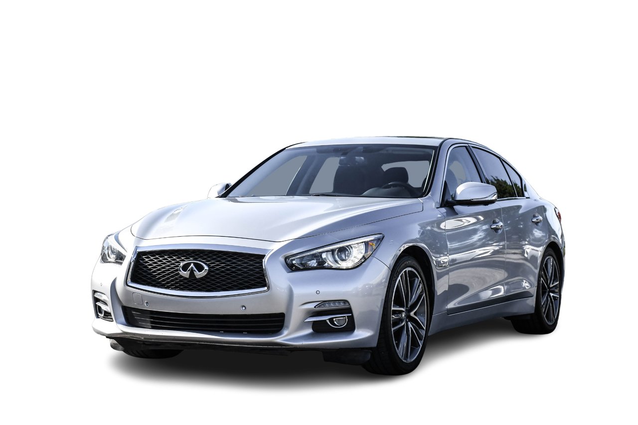 Silver 2017 INFINITI Q50 Hybrid Sedan All-Wheel Drive Automatic