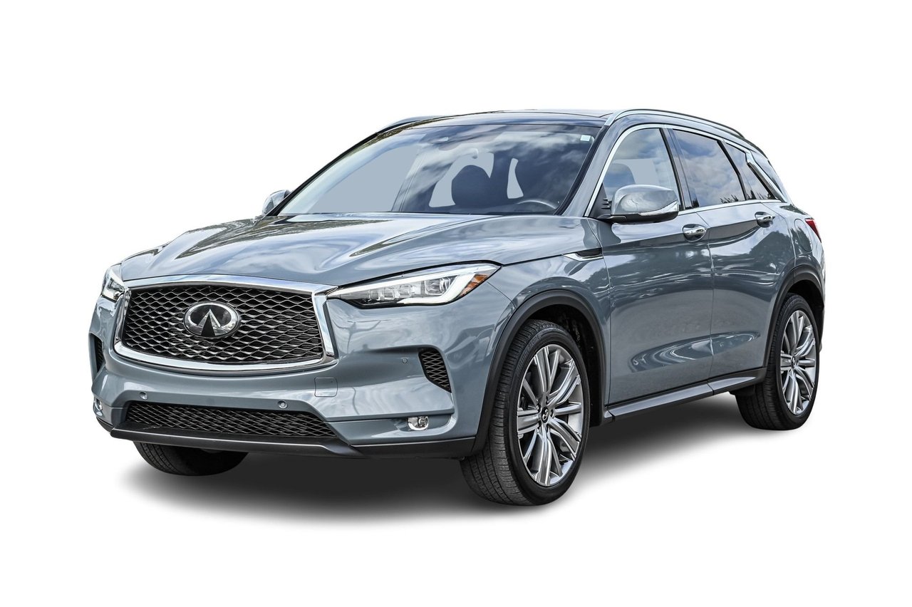 Gray 2022 INFINITI QX50 SUV / Crossover All-Wheel Drive Automatic