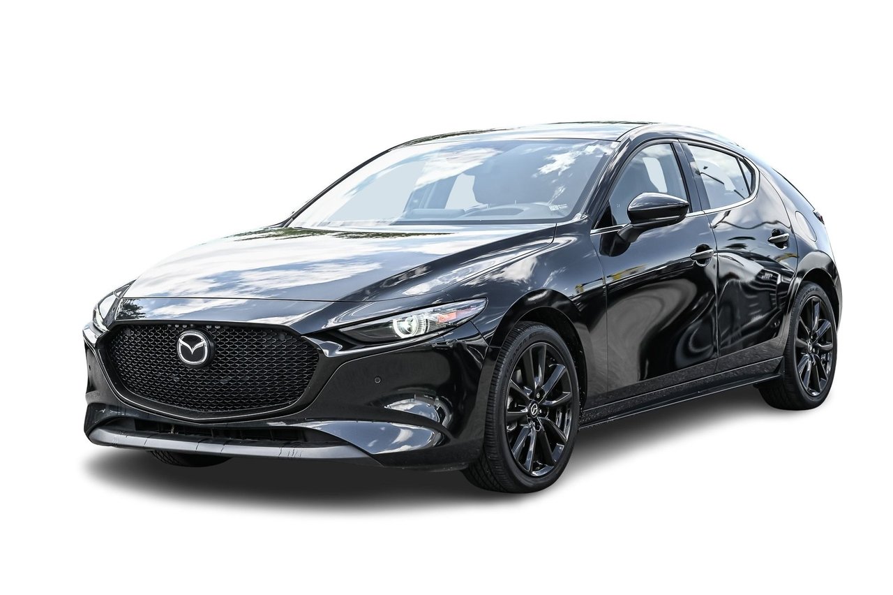 Black (NOIR DE JAIS MICA) 2024 Mazda MAZDA3 Sport Hatchback Automatic
