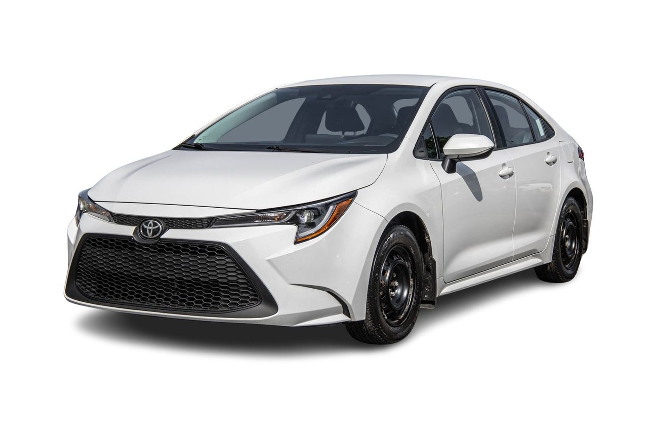 White 2022 Toyota Corolla Sedan Front-Wheel Drive 