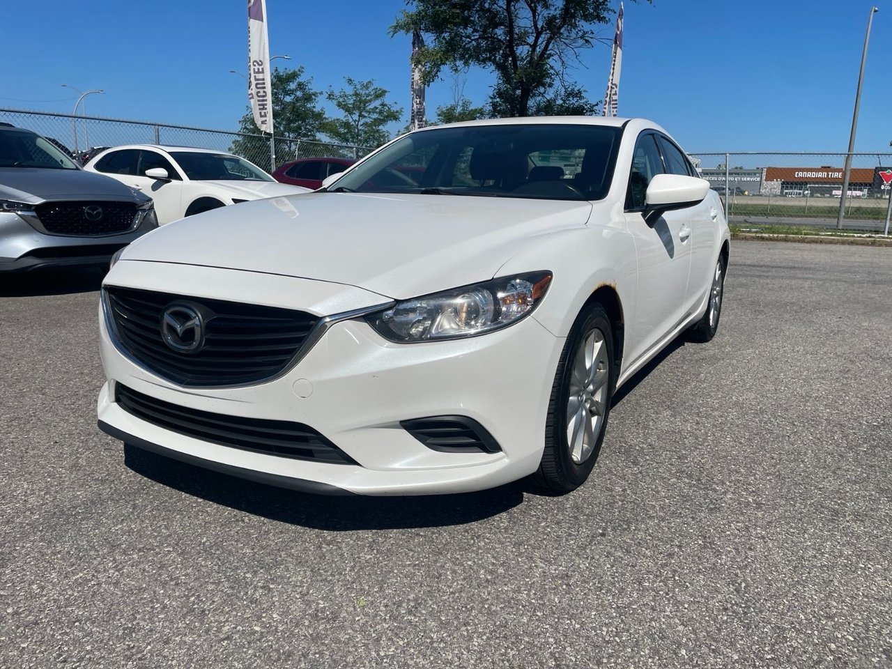 White 2015 Mazda MAZDA6 Sedan Automatic