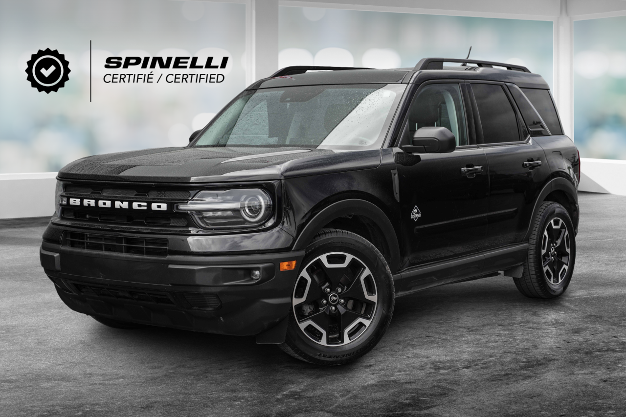 Shadow Black 2021 Ford Bronco Sport Outer Banks AWD SUV / Crossover All-Wheel Drive Automatic
