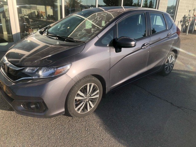 Gray (Modern Steel Metallic) 2020 Honda Fit Hatchback Front-Wheel Drive Continuously Variable Transmission