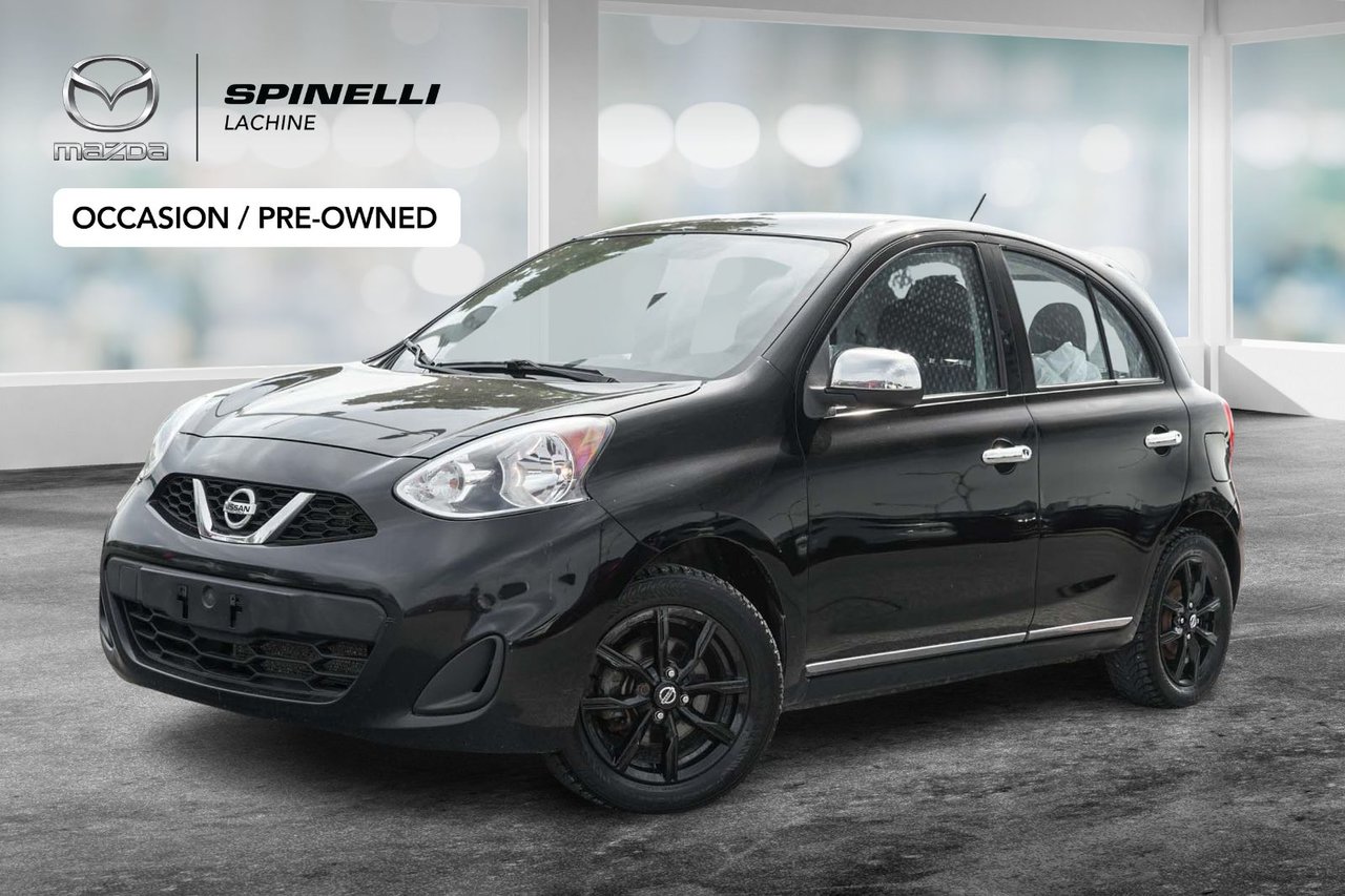 Super Black 2015 Nissan Micra Hatchback Automatic
