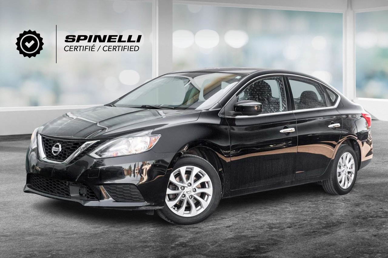Super Black 2019 Nissan Sentra Sedan Front-Wheel Drive Automatic