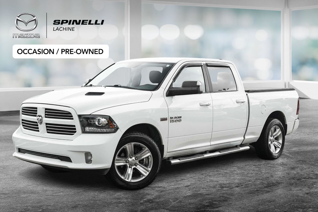Bright White 2017 RAM 1500 Pickup Truck Four-Wheel Drive Automatic