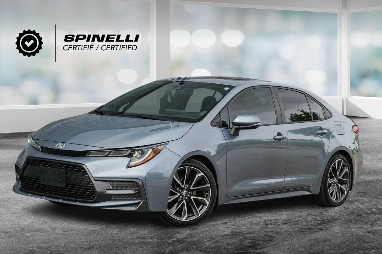 Gray 2020 Toyota Corolla Sedan Front-Wheel Drive Automatic