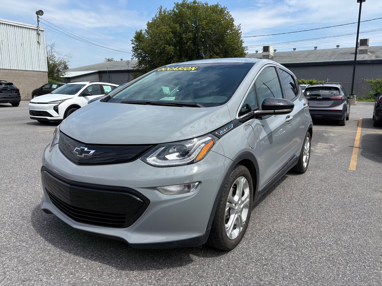 Gray 2021 Chevrolet Bolt EV Hatchback Front-Wheel Drive Automatic