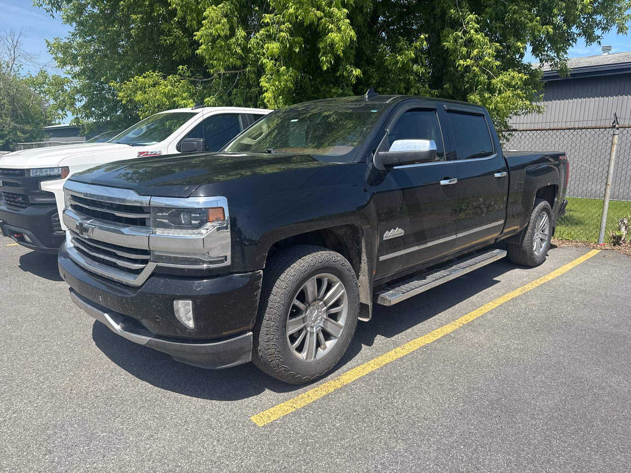 Black 2017 Chevrolet Silverado 1500 High Country Crew Cab 4WD Pickup Truck Four-Wheel Drive Automatic