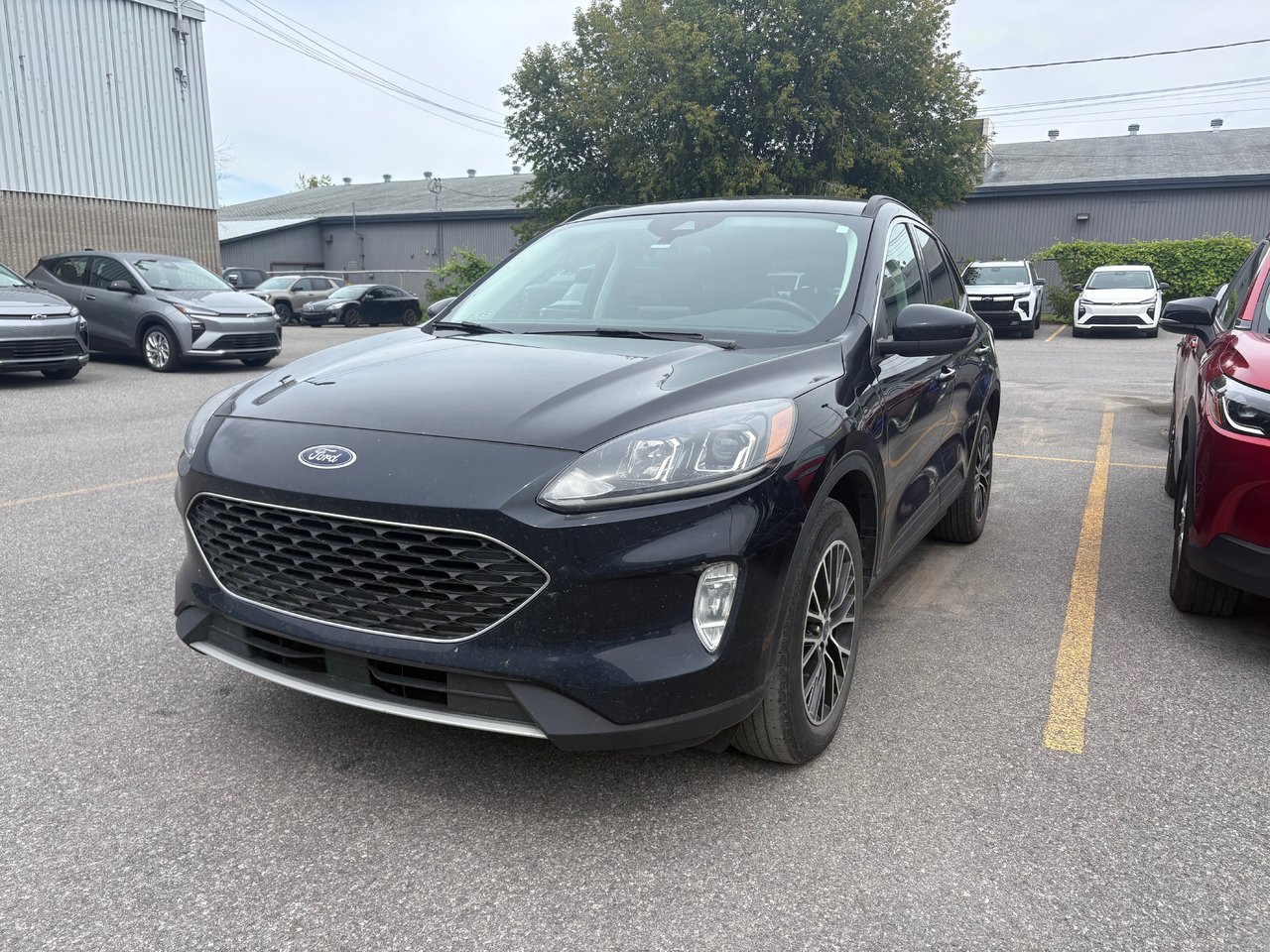 Black 2021 Ford Escape Hybrid Plug-in SUV / Crossover Front-Wheel Drive Automatic