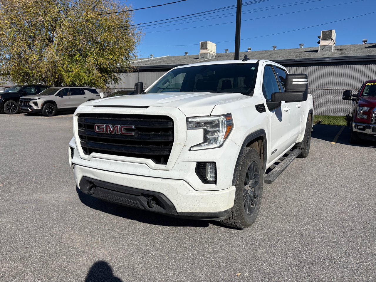White 2021 GMC Sierra 1500 Pickup Truck Four-Wheel Drive Automatic