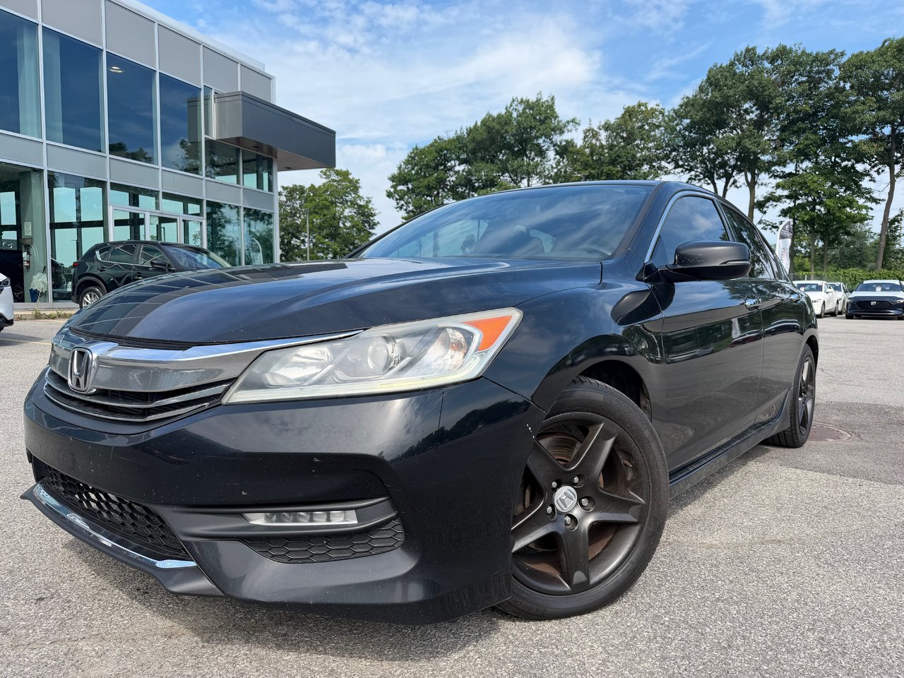 Black 2017 Honda Accord Sedan Front-Wheel Drive Continuously Variable Transmission