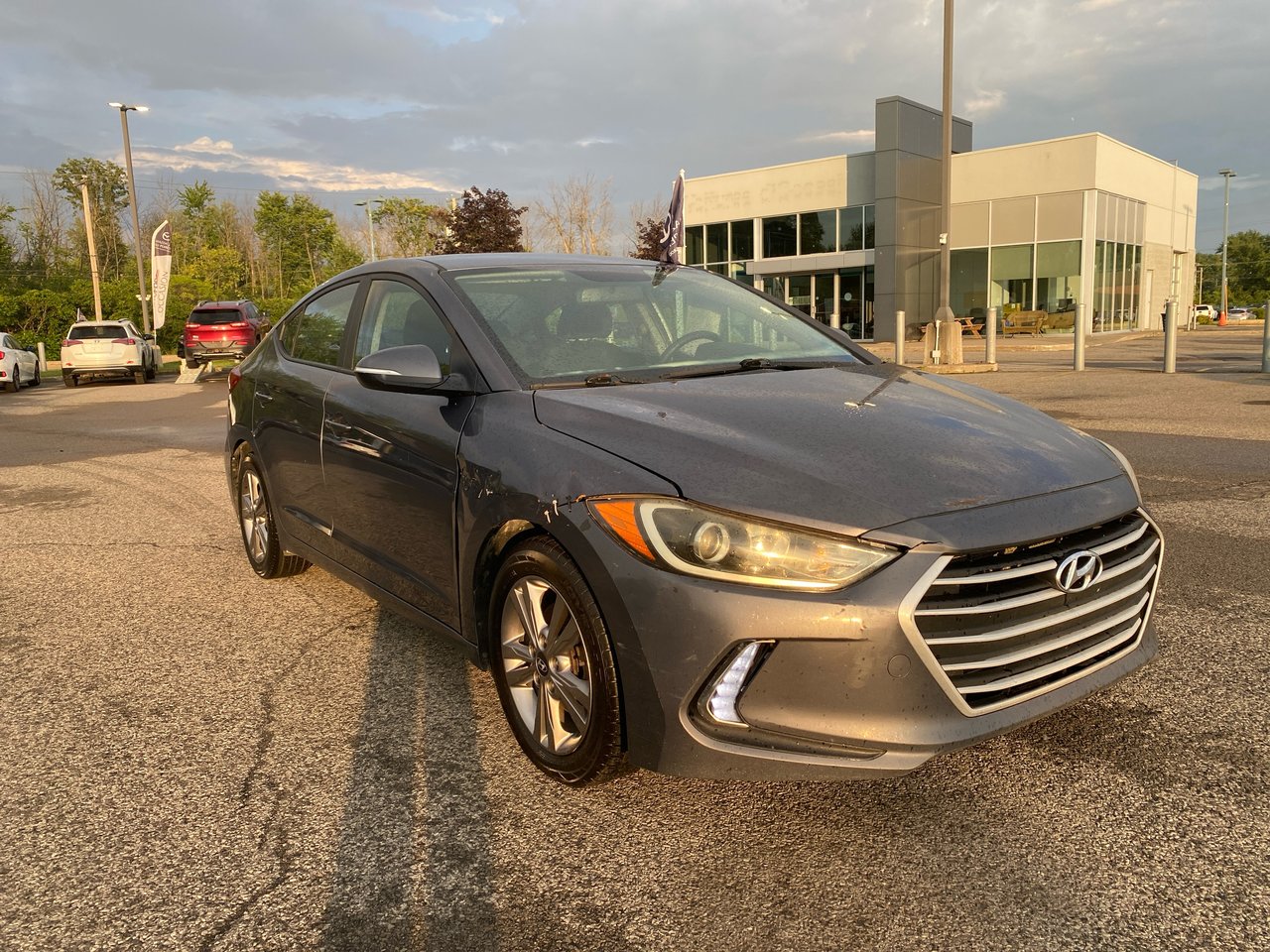 Iron Gray Pearl 2017 Hyundai Elantra Sedan Automatic