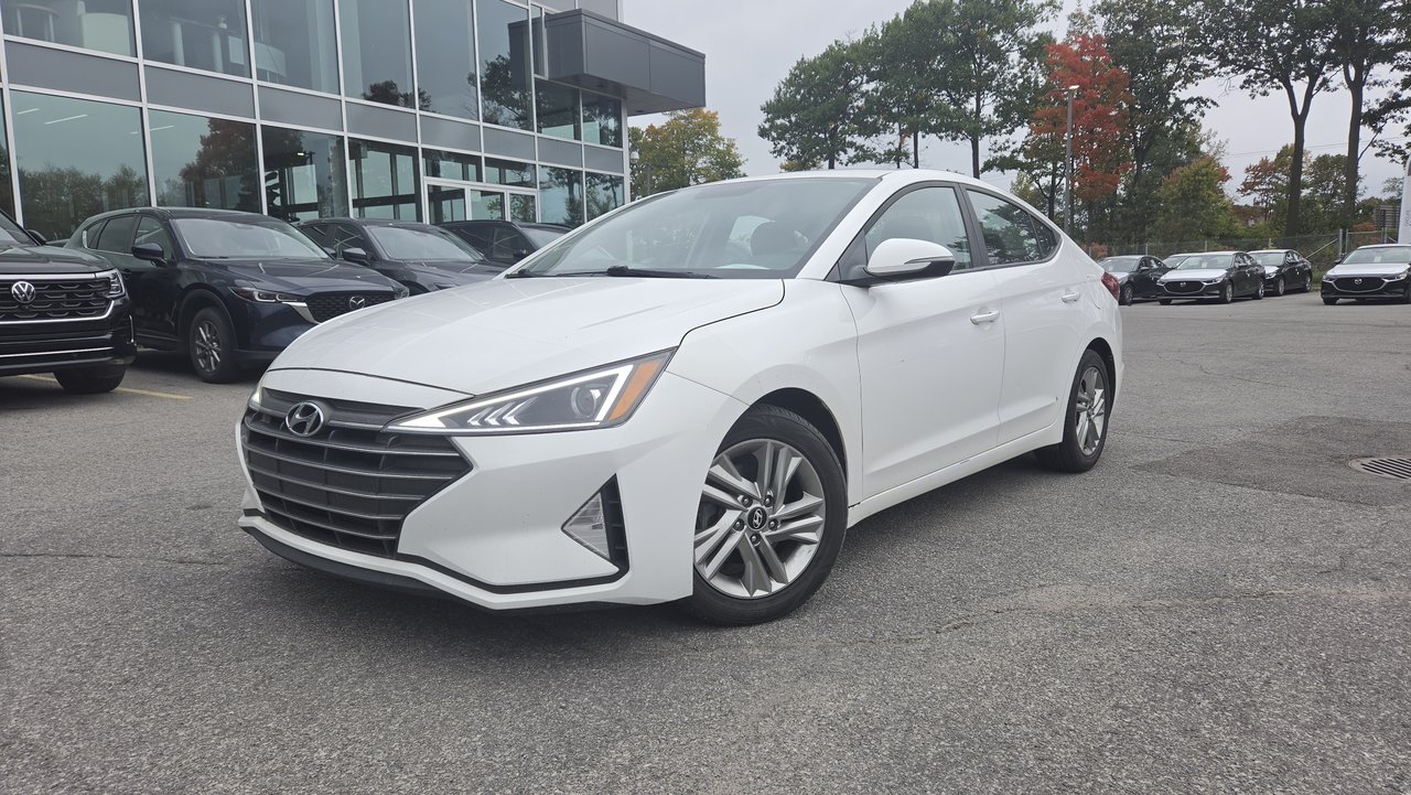 White 2019 Hyundai Elantra Sedan  Automatic