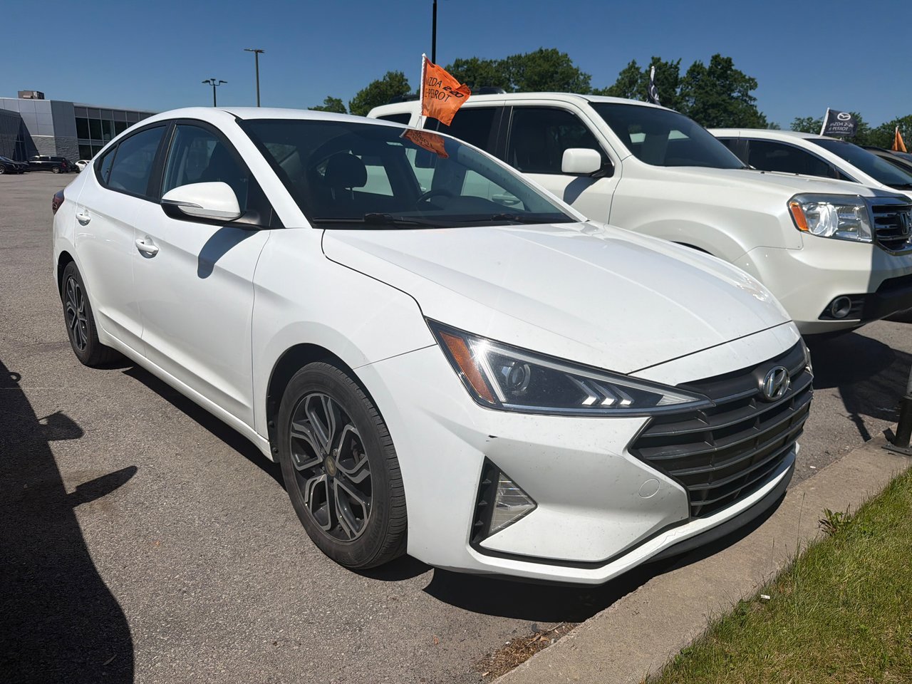 Polar White 2020 Hyundai Elantra Preferred FWD Sedan All-Wheel Drive Automatic