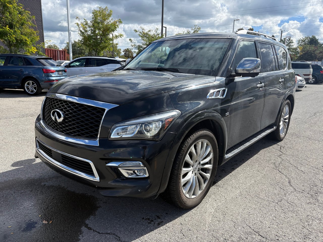 Imperial Black Pearl 2015 INFINITI QX80 SUV / Crossover All-Wheel Drive Automatic