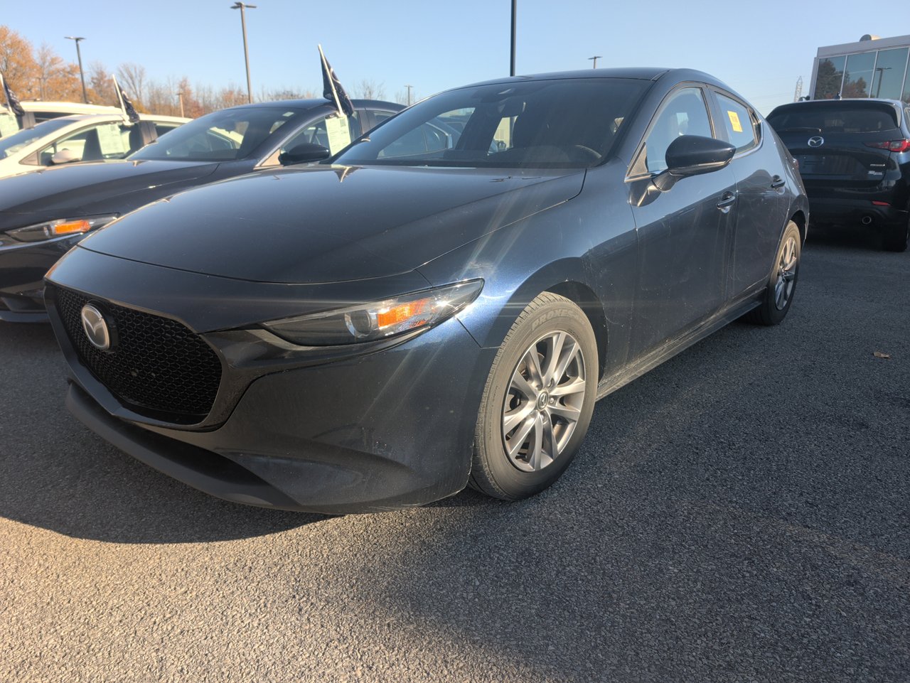 Deep Crystal Blue Mica 2019 Mazda MAZDA3 Sport Hatchback  Automatic