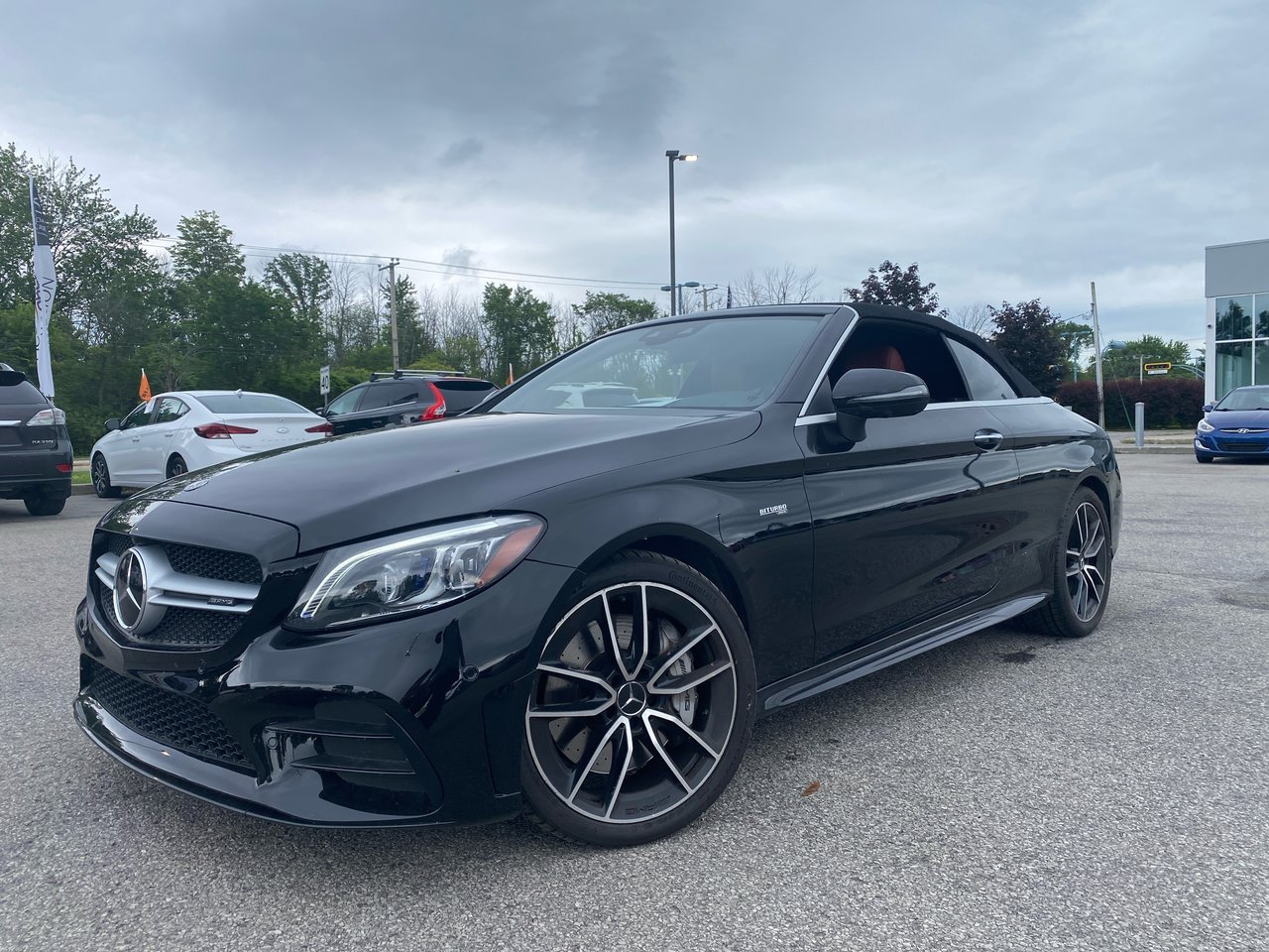 Black 2021 Mercedes-Benz C-Class Convertible All-Wheel Drive Automatic
