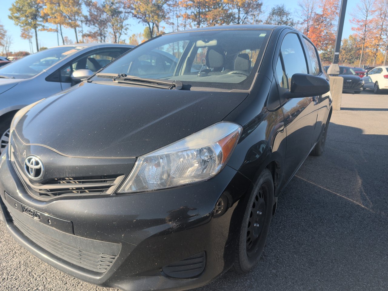 Black Sand Pearl 2014 Toyota Yaris Hatchback Front-Wheel Drive Automatic