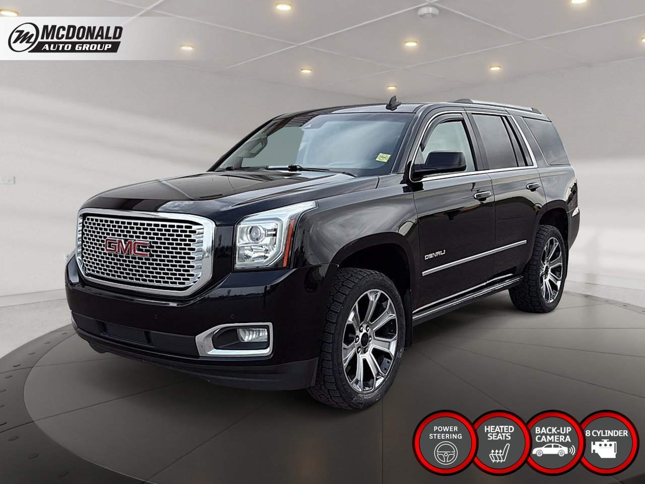 Onyz Black 2017 GMC Yukon SUV / Crossover Four-Wheel Drive Automatic
