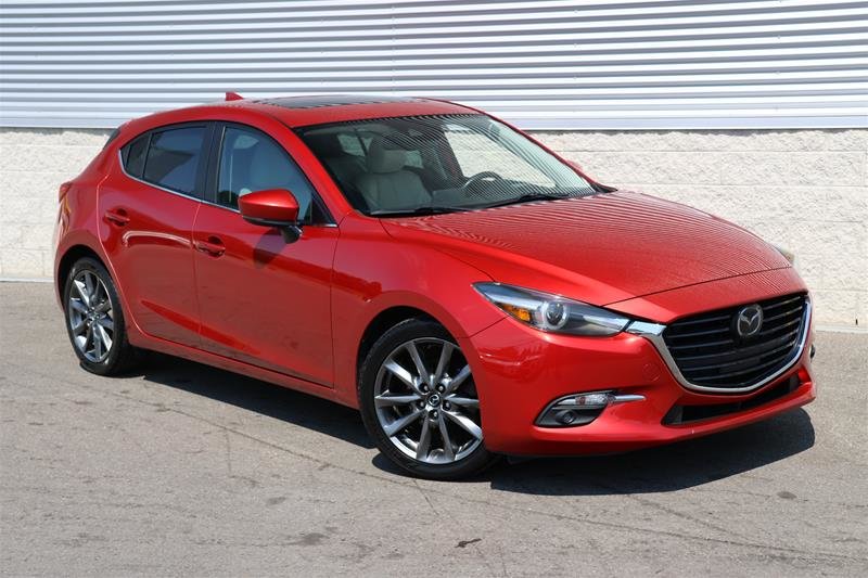 Red 2018 Mazda MAZDA3 Sport Hatchback Manual