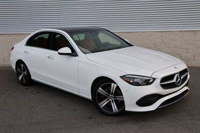 Polar White 2023 Mercedes-Benz C-Class Sedan All-Wheel Drive Automatic