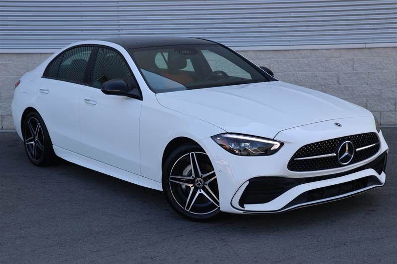 White (Blanc Polaire) 2025 Mercedes-Benz C-Class Sedan All-Wheel Drive Automatic